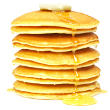 Orange pancakes