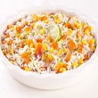 Orange rice salad