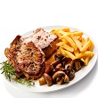 Oven-barbecued pork chops