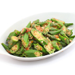 Oven fried okra