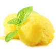 Papaya lime sorbet