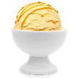 Peach ice cream