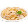 Penne with feta