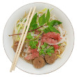 Pho bo beef noodle soup