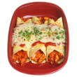 Pineapple and black bean enchiladas