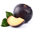 Plum cobbler