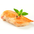 Poached chicken