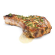 Pork chops with Burgundy sauce