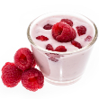 Raspberry banana treat