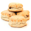 Raspberry lemon scones