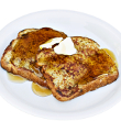 Raspberry vanilla French toast