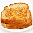 Red white and green grilled cheese