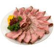 Roast beef with blue cheese