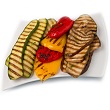 Roasted vegetables with pineapple
