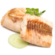 Roast salmon with salsa