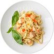 Salmon tarragon mustard pasta