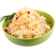 Sauerkraut with red wine and onions