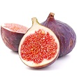 Seared figs and white peaches dessert