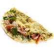Smoked salmon omelet