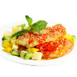 Spicy pineapple tilapia