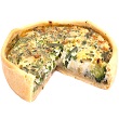 Spinach ricotta pie with feta