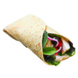 Strawberry banana breakfast wrap