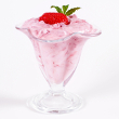 Strawberry frozen yogurt squares