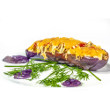 Stuffed eggplant