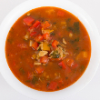 Stuffed green bell pepper soup