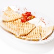 Three cheese quesadilla
