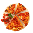 Tomato basil pizza