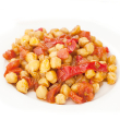Tomato chickpea salad