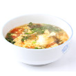 Tomato egg drop soup