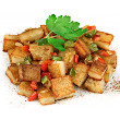 Triple potato baked home fries