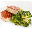 Tuna steaks with mango salsa