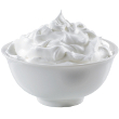 Whipped cream with ginger