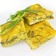 Zucchini and onion frittata